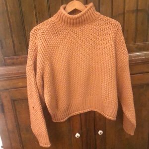 Chunky Coral Knit Sweater